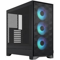 Boîtier PC gaming Fractal Design Pop 2 Air TG moyen tour noir RGB avec panneau latéral acier