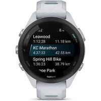 Montre connectée Garmin Forerunner® 265S Music 42 mm Bluetooth Blanc avec bracelet silicone Beige