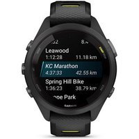 Montre connectée Garmin Forerunner® 265S Music 42 mm Bluetooth Noir avec bracelet silicone Noir