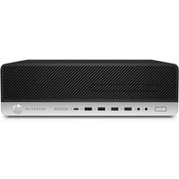 PC HP EliteDesk 800 G4 SFF Intel® Core™ i5 8 Go RAM 256 Go SSD Noir et Argent Reconditionné