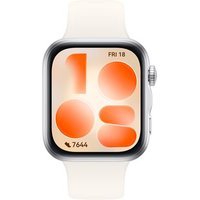 Montre connectée Huawei Watch Fit 5 Bluetooth Blanc avec bracelet en fluoroélastomère Blanc
