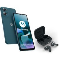 Pack Smartphone Motorola Moto G06 Power 6.88" Double nano SIM 256 Go Bleu + Ecouteurs Motorola Buds Bass Dark shadow