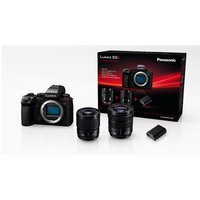 Pack Appareil photo hybride Panasonic Lumix S5II Noir + Objectif 20-60 mm F3.5-5.6 Noir + Objectif 50 mm F1.8 Noir + Masterclass Photo-Vidéo 3h + 2ème Batterie