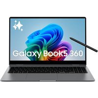 PC Portable Samsung Galaxy Book5 360 écran tactile 15,6'' FHD Copilot+PC Intel® Core™ Ultra 5 16 Go RAM 512 Go SSD Anthracite
