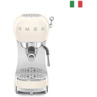 Machine à expresso 15 bars blanc Smeg ECF02CREU Crème