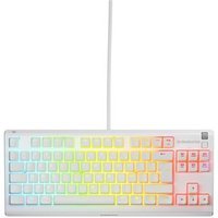 Clavier Gaming filaire Azerty SteelSeries Apex 3 TKL Blanc