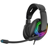 Casque Gaming Alpha Omega Players Mute pour PS5 PS4 Xbox One et PC Noir