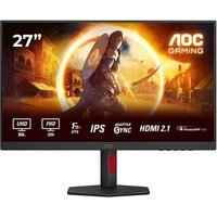Ecran PC Gaming Aoc U27G4R 27" 165 Hz 4K UHD Noir et Rouge