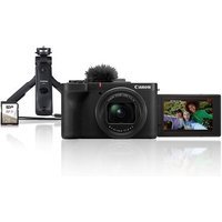 Kit Appareil photo compact Vlogging Canon PowerShot V1 + Trépied HG-100TBR + Télécommande sans-fil BR-E1 + SD 128Go