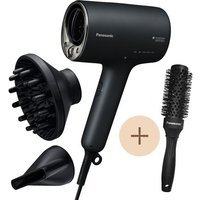 Sèche-cheveux avec brosse ronde Panasonic EH-NA0J-PACK 1600 W Noir et Argent