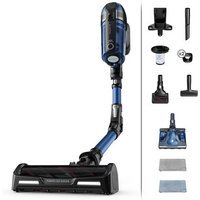 Aspirateur balai sans fil multifonction Rowenta X-Force Flex 12.60 Aqua RH98C0WO 320 W Bleu et Noir métal