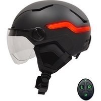 Casque vélo LED avec feu de freinage automatique T'nB Urban Moov Vizion Taille L Noir