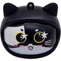 Ecouteurs sans fil True Wireless Yello koko Moody Noir avec 3 têtes Chats