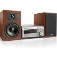 Micro Chaîne Denon D-M41 DAB Bluetooth Argent et Bois