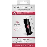 Protection d'écran en verre organique 2,5D Forceglass Transparent pour Samsung Galaxy S25 Edge