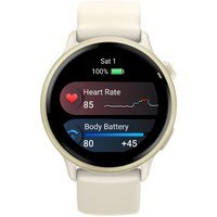 Montre connectée Garmin Vívoactive® 6 42 mm Ivoire avec bracelet Beige