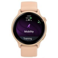 Montre connectée Garmin Vívoactive® 6 42 mm Rose pêche avec bracelet Rose