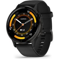 Montre connectée Garmin Venu 3 45mm boitier acier noir avec bracelet silicone noir