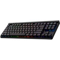 Clavier gaming sans fil Azerty Logitech G515 LIGHTSPEED TKL contacts mécaniques tactiles marron Bluetooth Noir
