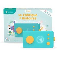 Conteuse d’histoires intéractives Lunii Ma Fabrique à Histoires vert et jaune