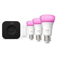 Starter kit Ampoule connectée Philips Hue E27 ambiance Blanc et couleur