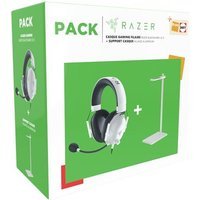 Pack Fnac Casque gaming filaire Razer™ Blackshark V2 X Blanc + Support casque alliage aluminium