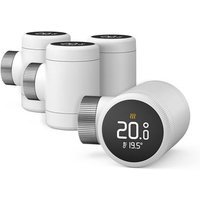 Pack Quattro tête thermostatique connectée et intelligente Tado X Blanc