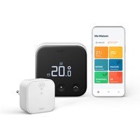 Kit de démarrage thermostat connecté et intelligente filaire Tado X Noir et Blanc