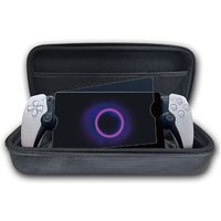 Pack pochette de protection Alpha Omega Players Starter Combo Gris pour Playstation Portal + Verre trempé