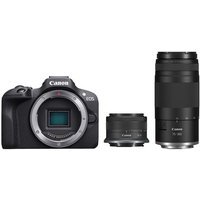 Pack Appareil photo hybride Canon EOS R100 Noir + RF-S 18-45 mm f/4.5-6.3 IS STM + RF 75-300 mm f/4-5.6