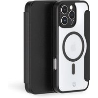 Etui Folio Renforcé Forcecase compatible MagSafe pour iPhone 16 Pro Max Noir