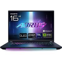 PC portable gaming Gigabyte Aorus Master 16 BZHC6FRE65SP 16" WQXGA 240 Hz Intel® Core™ Ultra 9 32 Go RAM 2 To SSD Nvidia GeForce RTX 5090 Noir