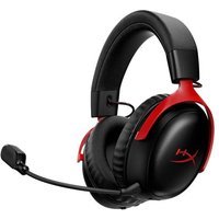 Micro-casque gaming circum-aural sans fil HyperX Cloud III S Bluetooth Noir et Rouge