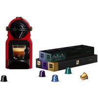 Machine à Cafe Nespresso Krups Bundle YY5789FD Inissia Rouge + 50 capsules