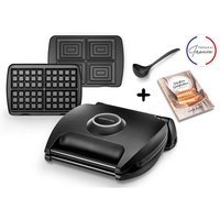 Gaufrier et croque-monsieur Lagrange 089004 1700 W Noir