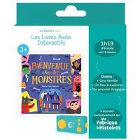 Livre audio interactif Lunii pour Ma Fabrique à Histoires Bienvenue chez les monstres