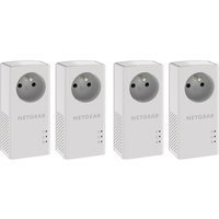 Pack de 4 adaptateurs CPL Netgear 1000 Blanc