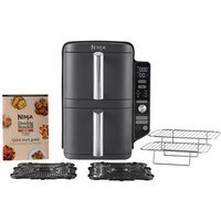 Friteuse Ninja Double Stack DualZone SL400EU 2470 W Noir et Gris