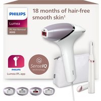 Epilateur à lumière pulsée avec SenseIQ Philips Lumea BRI949/00 Series 8000 Blanc et Rose