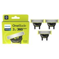 Accessoire rasage Lames de rechange pour tondeuse lot de 3 Philips OneBlade 360 QP430/50