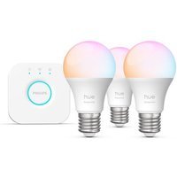 Starter kit Ampoule connectée Philips Hue Essential E27 ambiance Blanc et couleur