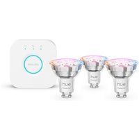 Kit de 3 ampoules connectées Philips Hue E 806 A60 E27 EU Blanc et couleur