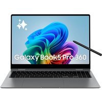 PC Portable Samsung Galaxy Book5 Pro 360 écran tactile 16'' 120Hz Copilot+PC Intel® Core™ Ultra 7 16 Go RAM 512 Go SSD Anthracite