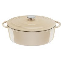 Cocotte ovale Tefal LOV E2590604 34 cm Beige