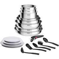 Batterie de cuisine Tefal Ingenio Cook Eat L881SR04 17 pièces Inox