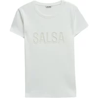 T-shirt texture brodé femme Salsa Jeans