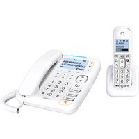 Téléphone fixe avec fil Alcatel XL785 Combo Blanc