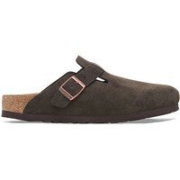 BIRKENSTOCK Pantoufles Boston Suede Homme Coupe Étroite/Large marron | 41
