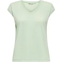 Top col V pailleté femme Only Silvery