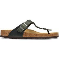BIRKENSTOCK Pantolettes Gizeh Oiled Leather pour femme olive | 37